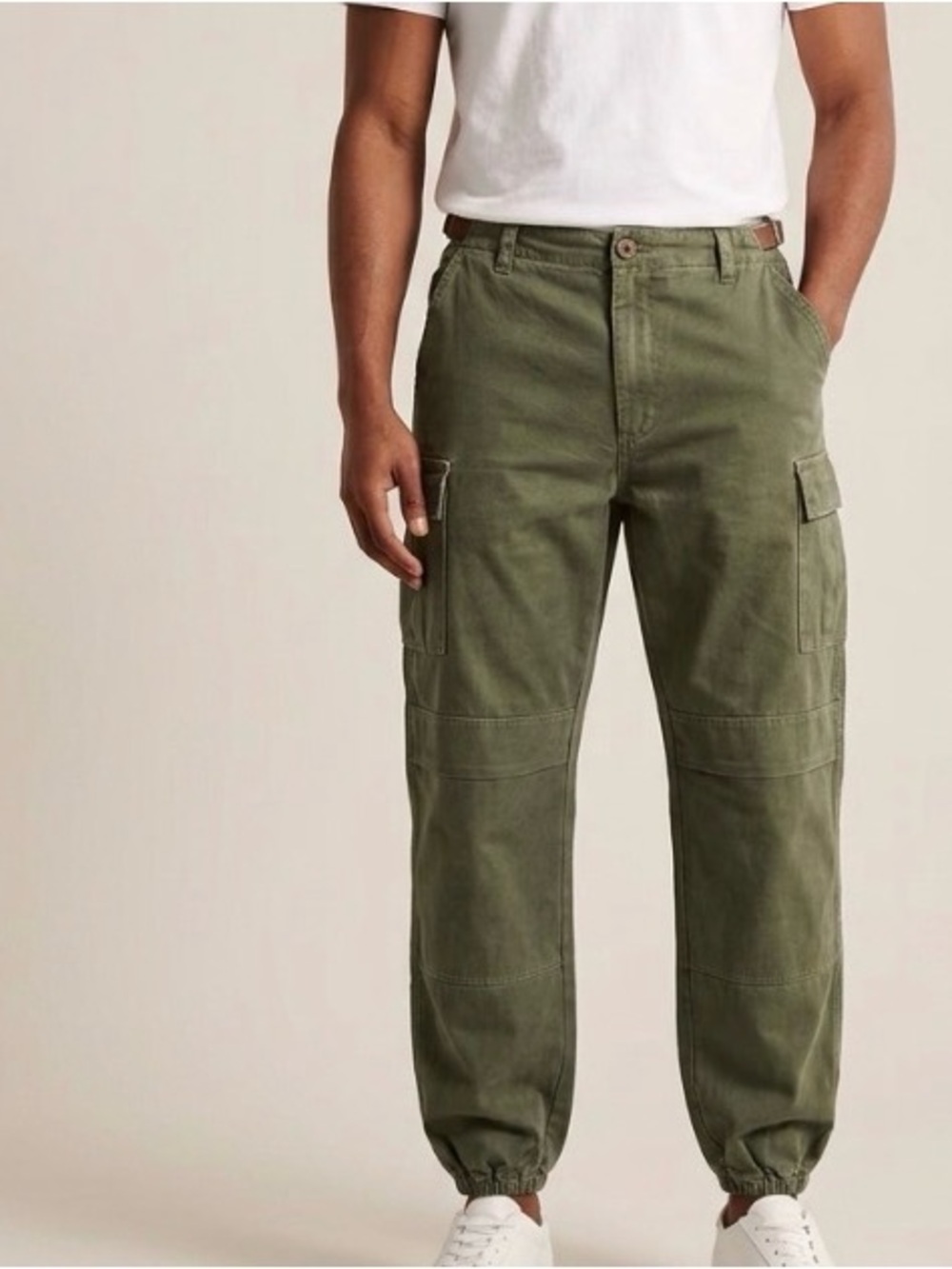 ❤️ Olive Cargo Jogger Pants - Size 34